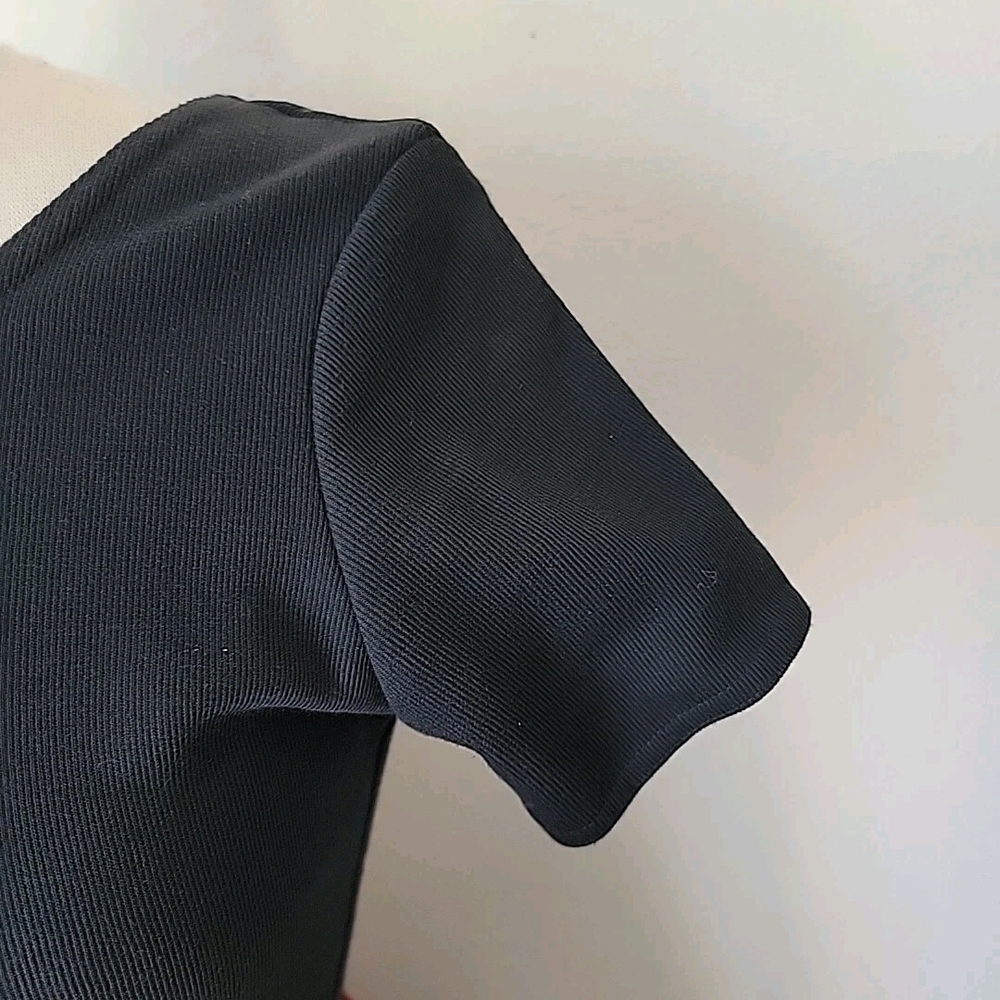 Vintage Patchwork Pleated Dress - image 7